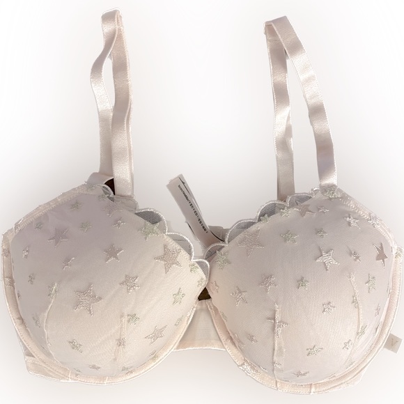 NWT Victorias Secret Sexy Tee Star Print Bra 36DD - Picture 1 of 3